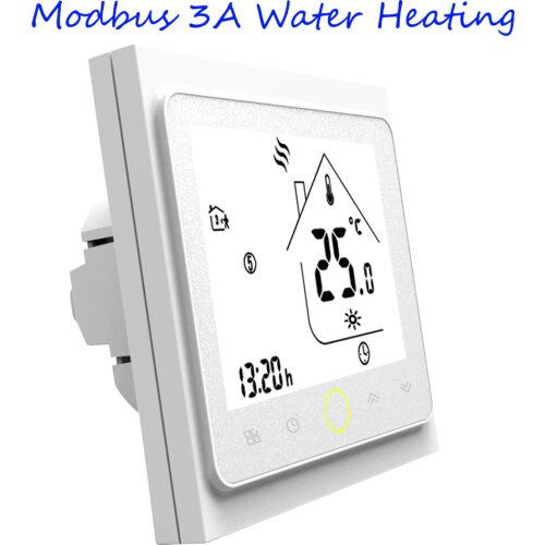 Programmable Thermostat for Water heating LCD Display Touch Screen NTC Sensor Room Temperature Controller Modbus Communication