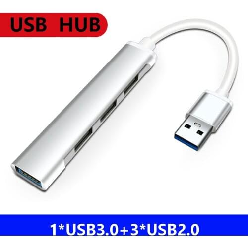 USB Hub3.0 Cable Splitter 4Port in 1 Adapter OTG Extender For PC Laptop Macbook Air Pro Computer Accessories Multiport Connector
