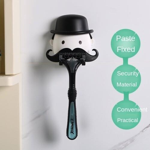 Manual Shaver Shaver Holder Hanging Toilet Shaver Shelf Hook Hanger Storage Bracket Shaver Holder Storage Rack