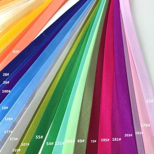 Polyester 5/8"(15mm) Satin Bias Tape Bias Binding Solid Color For DIY Garment Sewing And Trimming 25yards/lot