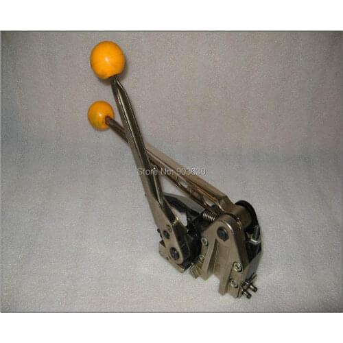 100% New SMK-25/13 Manual Combination Sealless Steel Strapping Tool, Metal Band strapping tool for 13-25MM Steel Strip