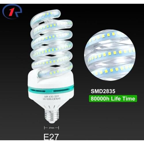 ZjRight E27 spiral LED Energy Saving lights bulb 5W 9W 16W 24W 40W Living room,home,indoor,library,office,factory led bulbs