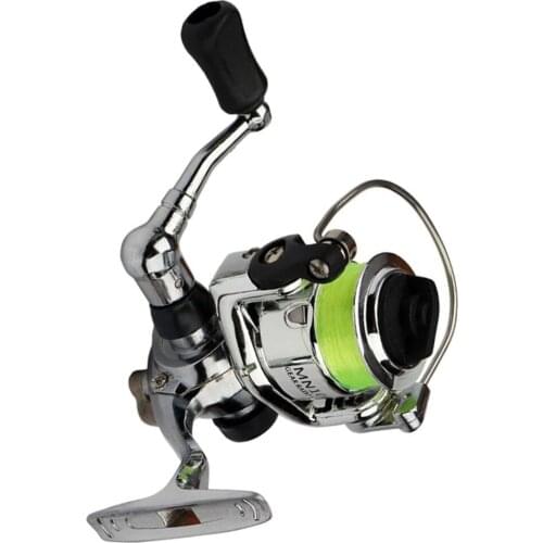 Ultra Smooth Mini Fishing Reel 4.3:1 Bait Casting Fishing Spinning Reels 2+1BB 4.3: 1 Freshwater Saltwater Fishing Accessories