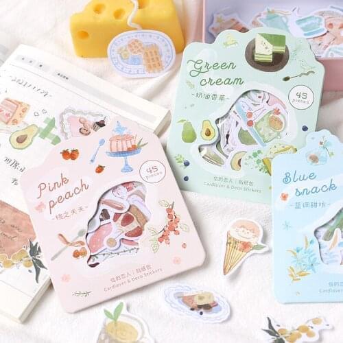 Vintage Retro Noon Time Diary Memo Sticker Journal Scrapbooking Decoration Label Wholesale