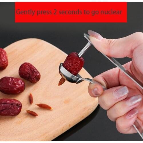 Red jujube jujube nuclear device to open date is stainless steel household tools date cherry extract core nuclear device