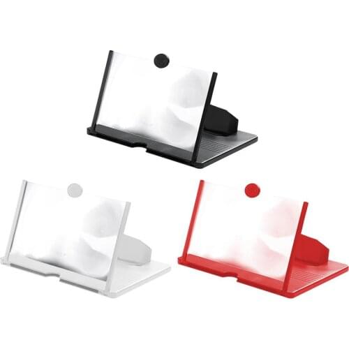 12 Inch 3D Mobile Phone Screen Magnifier HD Video Amplifier Stand Bracket With Movie Game Live Magnifying Phone Holder