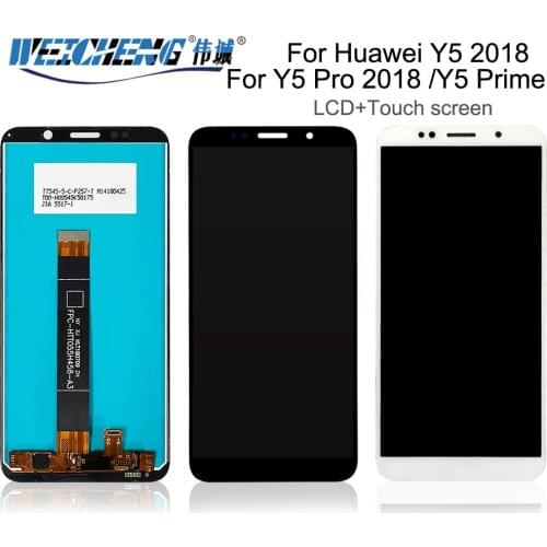 5.45'' 100% Tested LCD For Huawei Y5 Lite 2018 Y5 2018 LCD Display With Touch Screen Assembly For Huawei Y5 Prime 2018 LCD