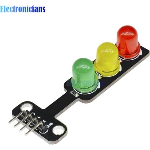 5pcs Mini DC 5V 5mm LED Display Traffic Light Module for Arduino Traffic Light for Traffic Light System Model Red Yellow Green