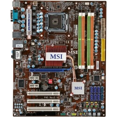 P45 NEO3 V2 For ASUS LGA 775 Intel P45 Desktop Motherboard dual channel DDR2 PCI-E 2.0 16X Slot USB2.0 SATA II Used Motherboard