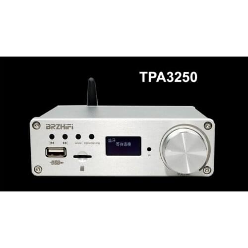 C40 APP Remote Control Bluetooth 5.0 Lossless Player Digital Power Amplifier 130W+130W U disk /TF Card