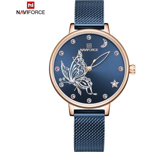 New NAVIFORCE Brand Ladies Fashion Creative Watch Women Business Wrist Watches Female Waterproo fLuxury Clock Relogio Feminino