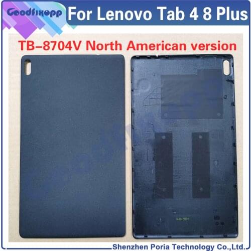 For Lenovo Tab 4 8 Plus TB-8704V Tab4 8Plus Battery Back Cover Rear Case Cover Rear Lid North American Version