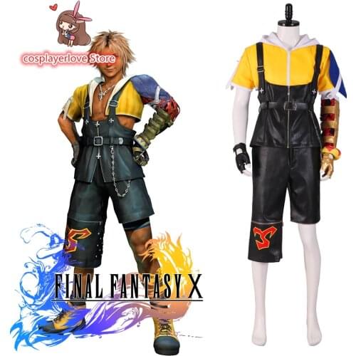 FINAL FANTASY X Tidus Cosplay Costume Custom Made costume Halloween Christmas Costume
