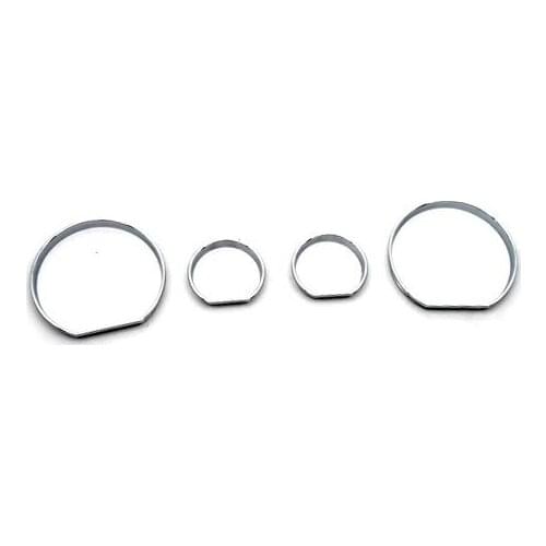 Chrome Styling Dashboard Gauge Ring Set for BMW E46 3 Series 1999-2006