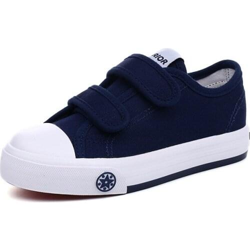 Classic Children Canvas Shoes Boys Girls Fashion Sneakers Low Top Casual Flat Tennis Sport Shoes For Toddler/Little Kid/Big Kid