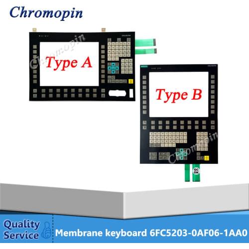 Membrane keyboard for 6FC5203-0AF06-1AA0 6FC5 203-0AF06-1AA0 OP012T