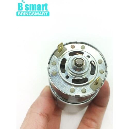 Bringsmart RS775 Mini DC Motor 24V 8300rpm Low Noise Front Ball Bearing High Speed Motor Large Torque Cooling Fan
