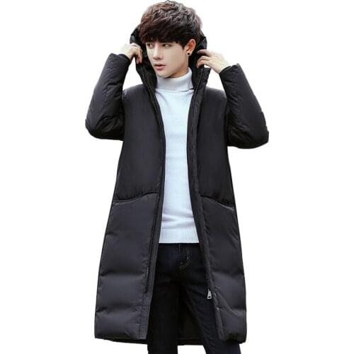 -40 Celsius Black Long Down Coat Goose Down Parkas Men Winter Jacket 2021Real Fur Collar Hooded Outdoor Male Thick Coat