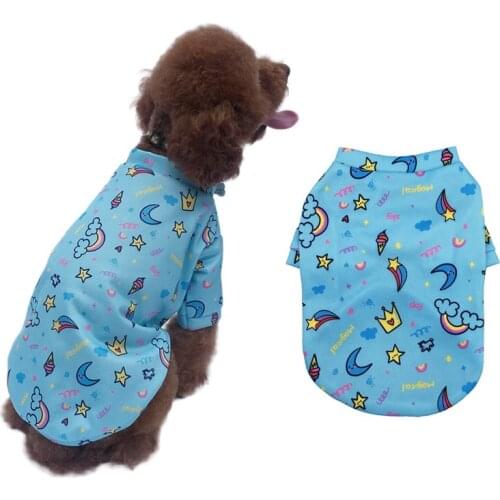 Soft Comfortable Durable Thickened Warm Dog Clothes Pet Autumn Winter Fashionable Printed Sweater Outfits Dog Costume hot