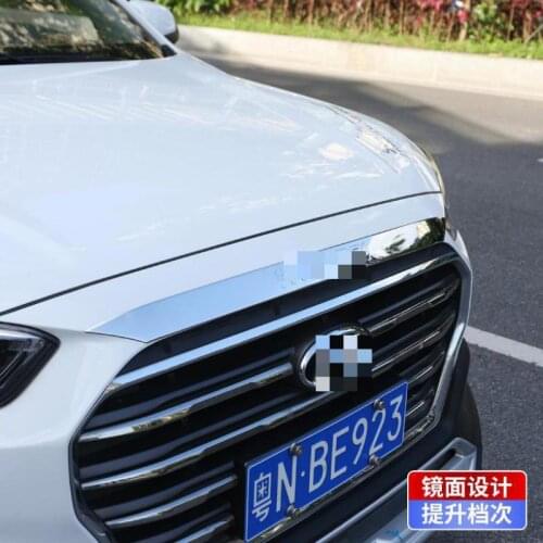 Tainless steel Front Grille Hood Engine Cover Trim car styling For Kia Sportage 2018 2019 accessories 1PCS