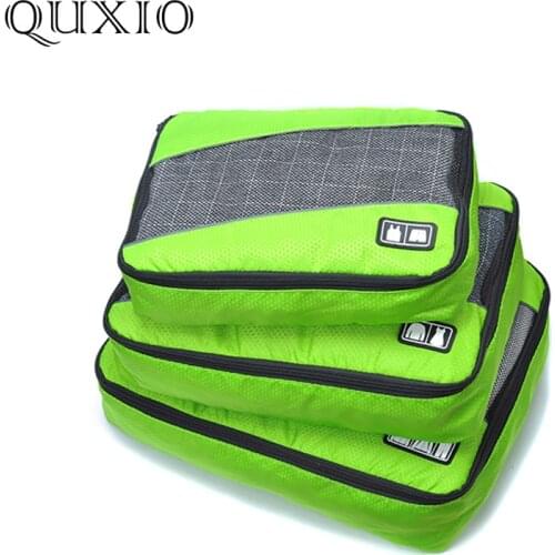 3Pcs Nylon Luggage Travel Bags For Clothes 2019 New Zipper Travel Bag Women Mesh Casual Storage Bag Accessories Supplies