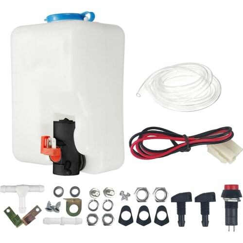 Reservoir Wiper Accessories Hose Jets Windscreen Washer Bottle 12V Universal Cleaning Tools Tank Boat Truck Car Fluid With Pump