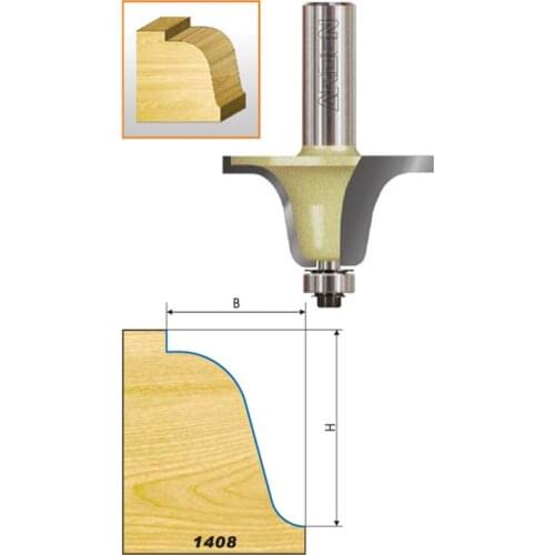 S type round arc woodworking cnc cutter slot mill