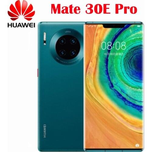 Original New Official HUAWEI Mate 30E Pro 5G SmartPhone Kirin 990E Octa Core 6.53inch Curved Screen 4500Mah 40W SuperCharge