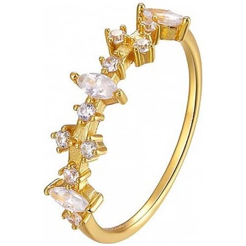 DARK DIAMOND-ring with zircon in 925 Sterling Silver Rhodium plated or gold plated. Antioxide