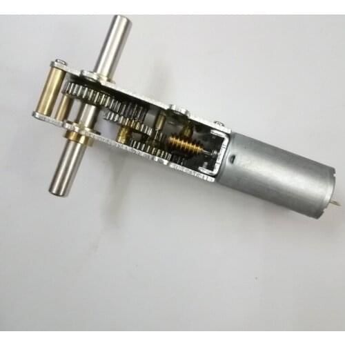 WGF180-55 Worm Gear Reduction Motor Electric Curtain Video Game Model Motor Double-Ended Shaft