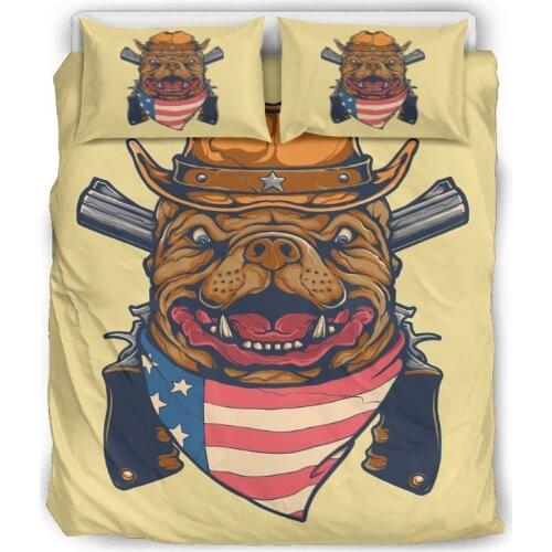 3-Piece Lightweight Microfiber Comfortable Quilt Set King Animal,Skull,Plant Personalize Large Pattern Printed Duvet Bedding Set