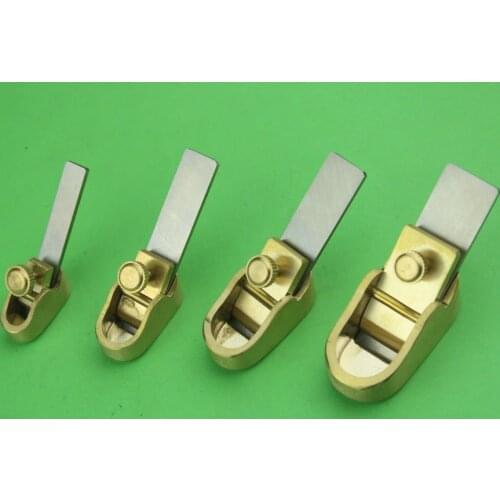4pcs good mini brass planes, Violin wood making tools Carpentry plane