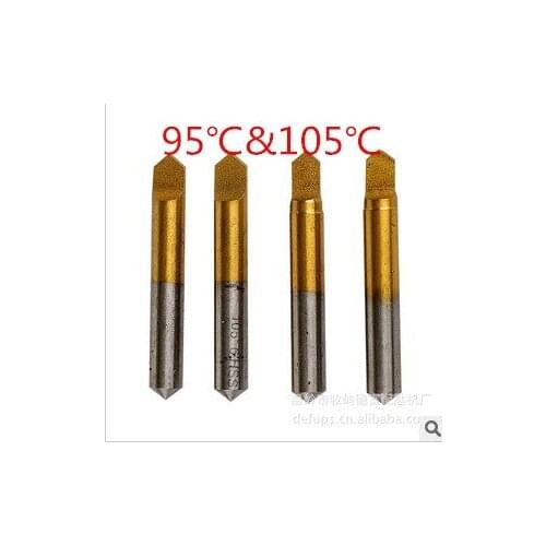 4pcs/lot 95 degree and 105 degree HSS End Mill Key Cutter For different brand Vertical Key Machine Parts