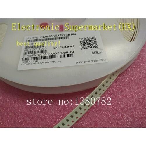 4000pcs/lots 0805 SMD capacitor 100NF (104 0.1UF) 50V accuracy + 10% In stock