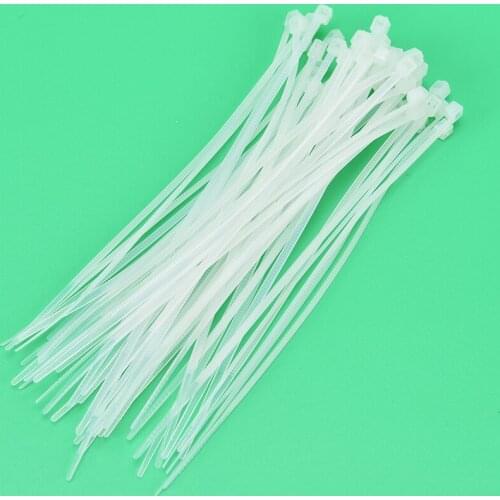 600pcs/lot Fixed plastic strapping self-locking nylon cable tie belt Strapping Straps For Wires 3*120mm