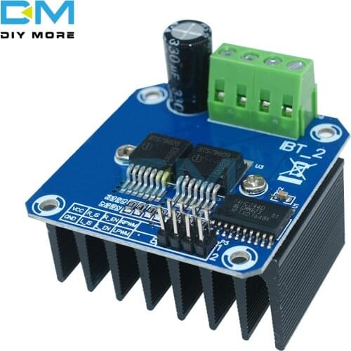 BTS7960B DC 43A 5V Stepper Motor Driver Diy Electronic Drive Board Double H-Bridge PWM Driver Module For Arduino Smart Car