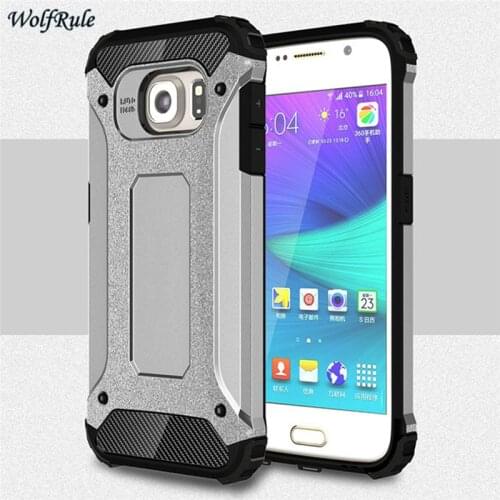 SFor Cover Samsung Galaxy S6 Case Anti-knock Silicone + Plastic Case For Samsung Galaxy S6 G9200 SM-G920T For Funda Samsung S6