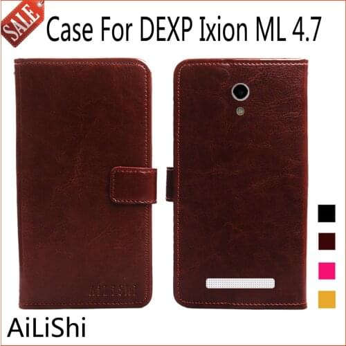 AiLiShi Flip Leather Case For DEXP Ixion ML 4.7 Case New Arrive Protective Cover Phone Bag Wallet Accessory In Stock