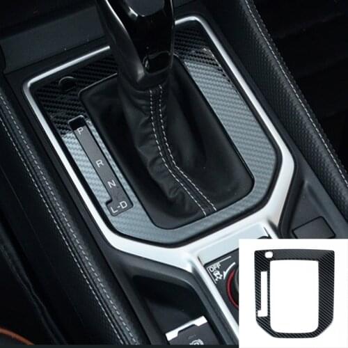 Car Gear Box Interior Decoration Patch Cover for Subaru Forester 2019 2020 2021 Gear Panel Decoration Sticker Accessories