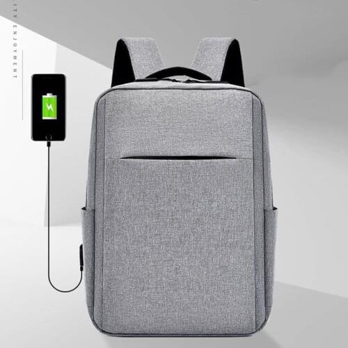 OLNE Business Backpack Multifunctional Waterproof 15.6 inch Laptop Bag Simple USB Charger Backpack For Xiaomi Style