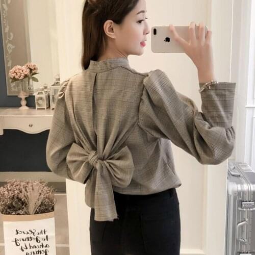 Dlywaiov Check Blouses