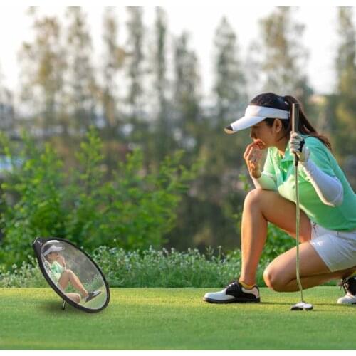 Golf Swing Practice Mirror Training Aid Adjustable Acrylic Golf Driving Range Posture Correction Mirror For Golf Accessories