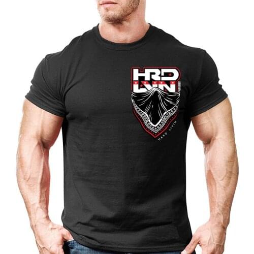 Mens Summer gyms Fitness high quality T-shirt Splice Bodybuilding Slim Shirts printed O-neck Short sleeves Tee Tops clothing