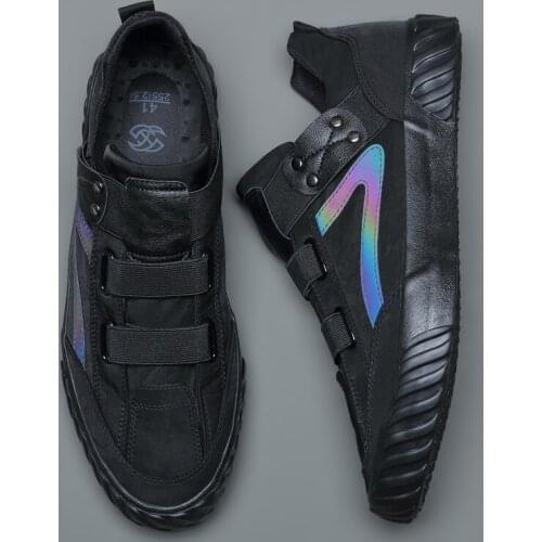 2021 New Spring Men Canvas Vulcanize Shoes Elastic Band Lazy Sneaker Loafers Breathable Mens Trend Joker Patchwork Laser Flats