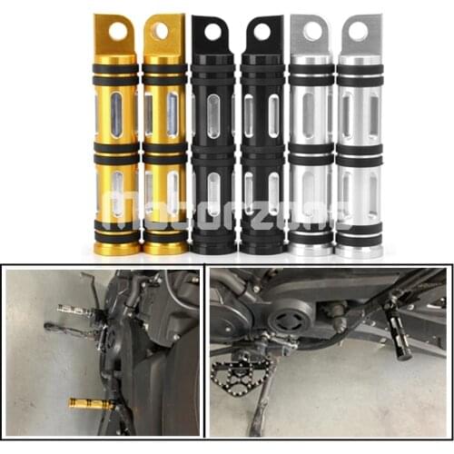 Motorcycle Foot Pegs CNC Cut Front & Rear Foot Pegs Foot Rests Compatibility For Harley Sportster Iron XL 883 1200 Touring Dyna