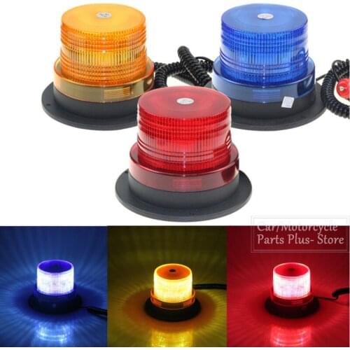 Car Warning Strobe Light Emergency Car Rotating Traffice Indication Police Flashing Beacon Light LED Orange Blue Red Flash
