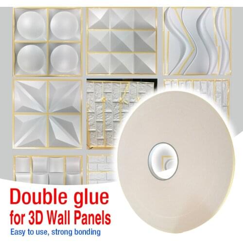 Double glue Self-adhesive 3D Wall Panel 3D wall sticker decorative living room wallpaper mural waterproof bathroom kitchen