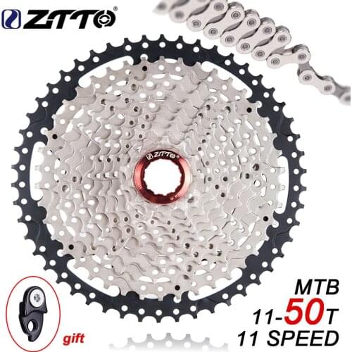 ZTTO MTB 11Speed Cassette 11s 11-50T L Mountain Bike Freewheel Wide Ratio 11v k7 for parts m7000 m8000 m9000 Bicycle Parts