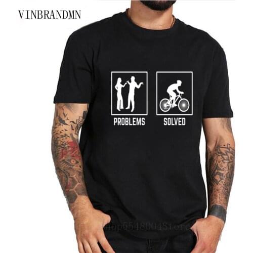 Vintage MTB Biker T Shirts Men Retro Bicycle Cycling Mountain Bike T-Shirts Biking Bicycle Gift Tee Shirt Cyclist Present Tshirt