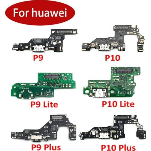 USB Charging Port Board Flex Cable Connector Parts For Huawei P10 P20 Pro P30 P9 P8 P40 Lite 2017 P40 Pro Plus With Microphone